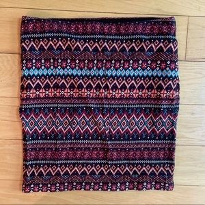 Aztec Design Pencil Skirt